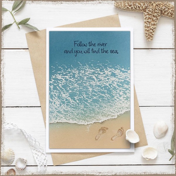 By The Sea - Shoreline Stamp Set