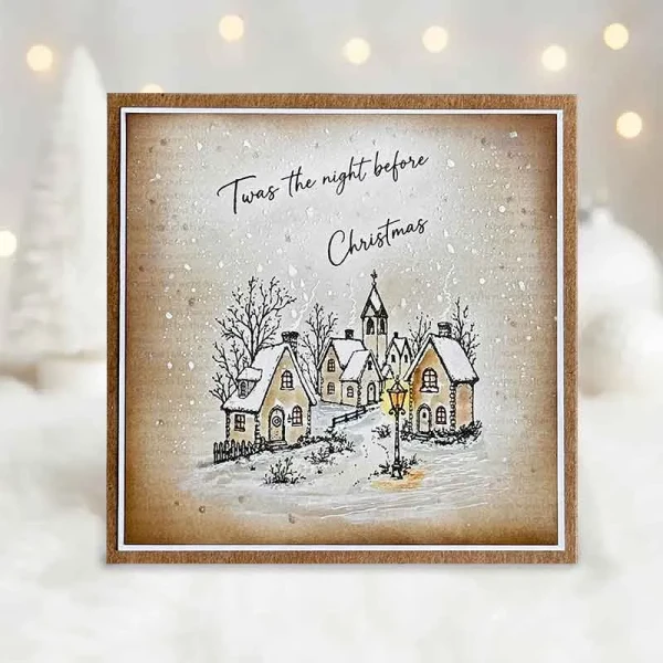 Christmas Winter Village Stamp Set