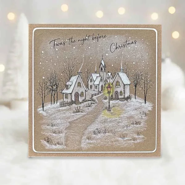 Christmas Winter Village Stamp Set