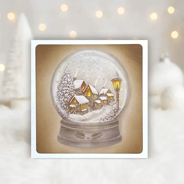 Snow Globe Stencil