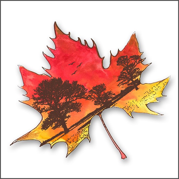 Ornate Leaf Stencil