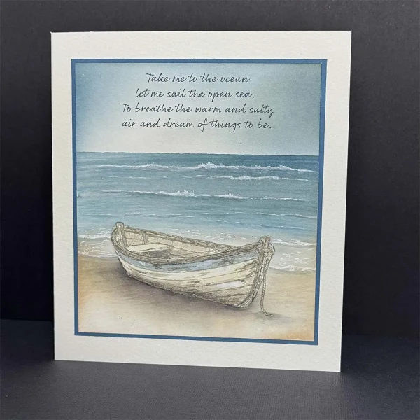 Row Boats Stamp Set