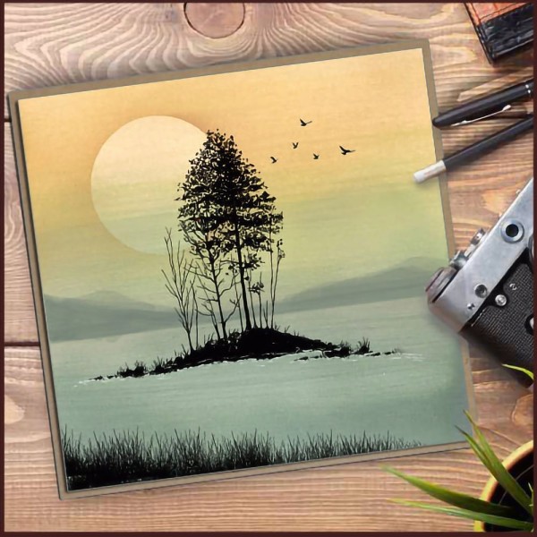 Island Trees Stamp Set