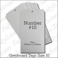 Greyboard Tags Size #10 
