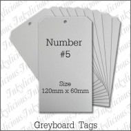 Greyboard Tags Size #5