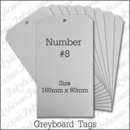 Greyboard Tags Size #8