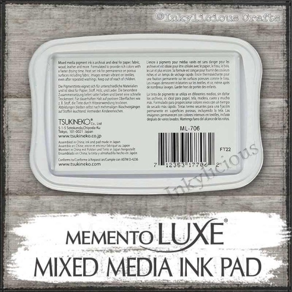 Memento Luxe Ink Pad Tuxedo Black