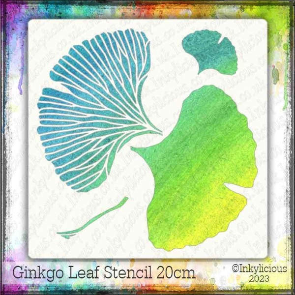 Ginkgo Leaf Stencil 20cm