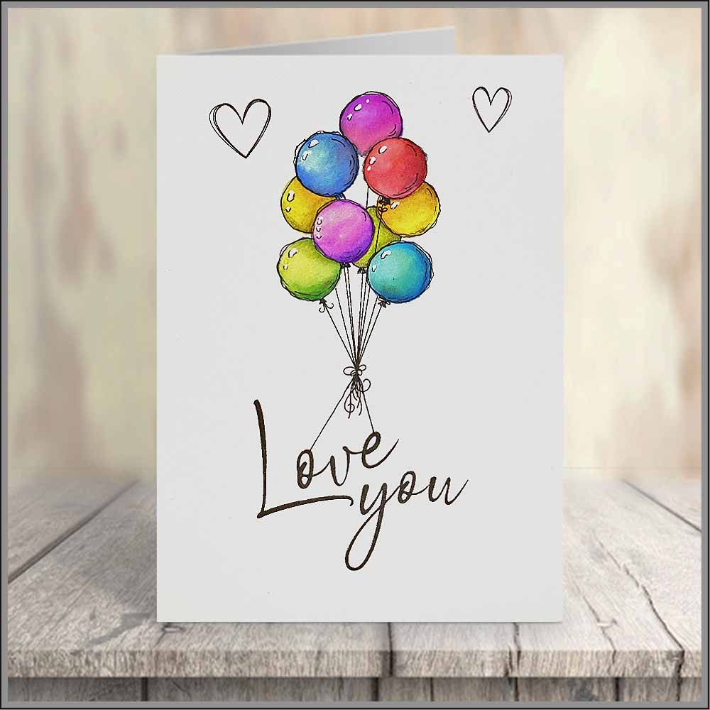 Balloon Bunch Stamp