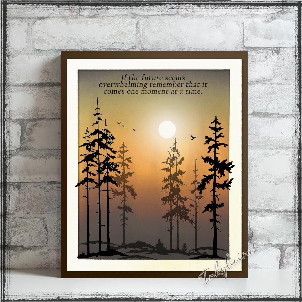 Forest Pines Stamp Set