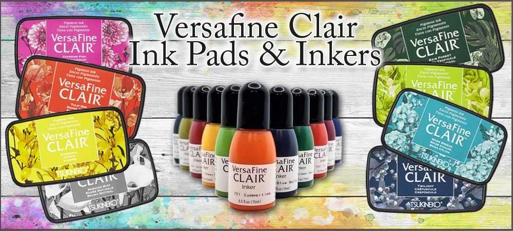 Versafine Clair is Oil Based Pigment Ink brings out the finest details.